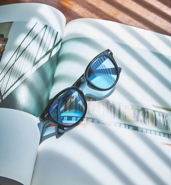 UNITED ARROWS green label relaxing「GLR ウェリントン ファッション用グラス」|メガネ|LT.BLUE