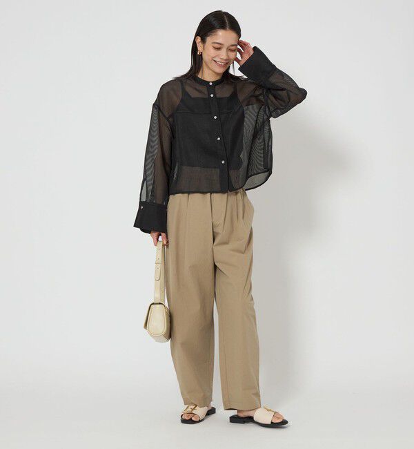 UNITED ARROWS green label relaxing「シアー コードレーン シャツ」|シャツ・ブラウス|