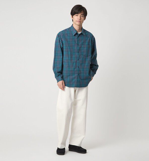UNITED ARROWS green label relaxing「デニム ワイド テーパード W3 デニムパンツ」|デニム|