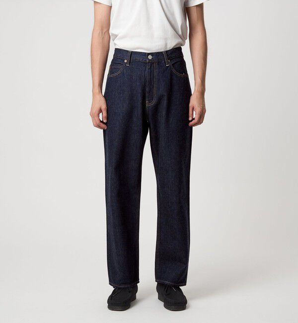 UNITED ARROWS green label relaxing「デニム ワイド テーパード W3 デニムパンツ」|デニム|