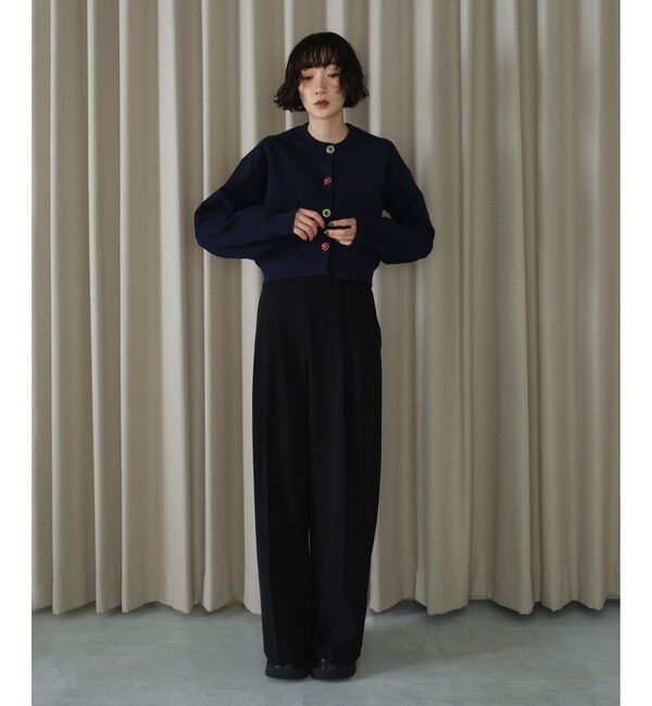 EMMEL REFINES＞EM HW ビジュー ミニ カーディガン（EMMEL REFINES