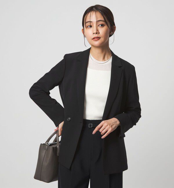 UNITED ARROWS green label relaxing「［size SHORTあり］パウドレ ダブル ジャケット ウォッシャブル ストレッチ」|テーラードジャケット|