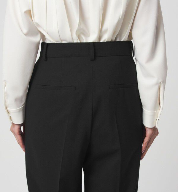 UNITED ARROWS green label relaxing「［size SHORT/TALLあり］カチリラ ストレート パンツ ブラック」|スラックス|