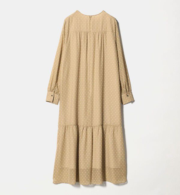 UNITED ARROWS green label relaxing「ドット シアー ティアード ワンピース」|ドレス|