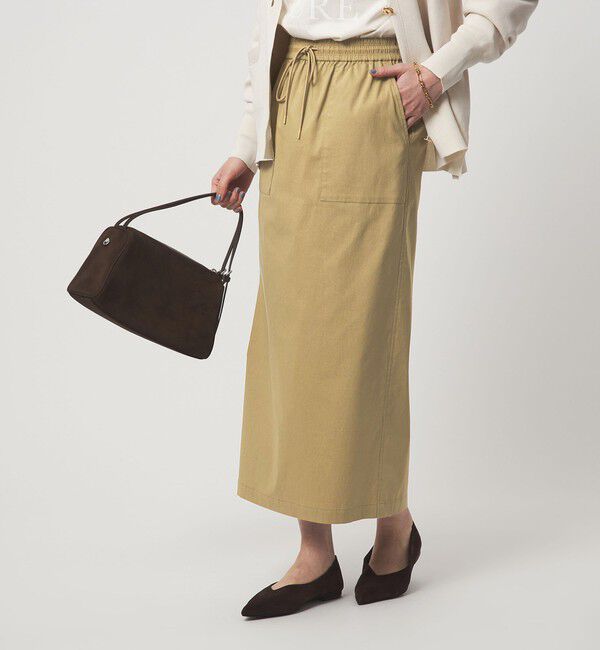 UNITED ARROWS green label relaxing「［size SHORT/TALLあり］オルマイ LI/MIX タイト スカート」|タイト|