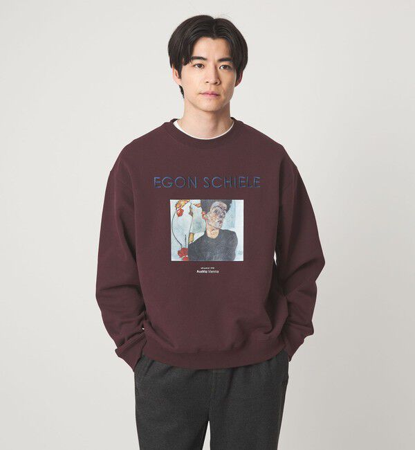 UNITED ARROWS green label relaxing「EGON SCHIELE クルーネック スウェット」|スウェット・ジャージ|WINE