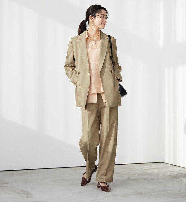 UNITED ARROWS green label relaxing「［size SHORTあり］ラミーブレンド ダブル ジャケット」|テーラードジャケット|