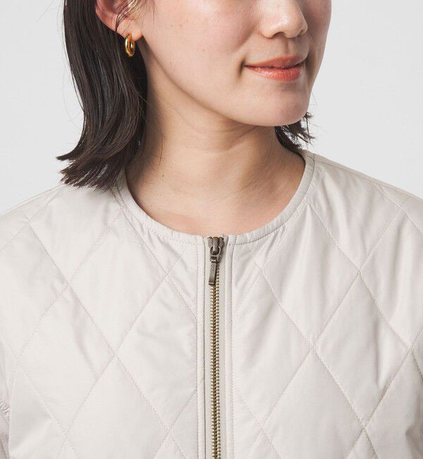 UNITED ARROWS green label relaxing「ダイヤ キルティング ブルゾン 撥水」|ブルゾン・スタジャン|