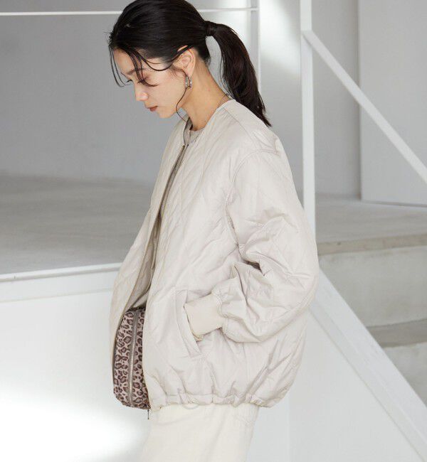 UNITED ARROWS green label relaxing「ダイヤ キルティング ブルゾン 撥水」|ブルゾン・スタジャン|