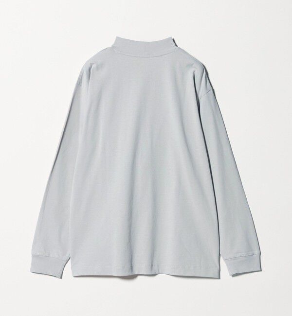 UNITED ARROWS green label relaxing「LONG FIBER COTTON クリア モックネック 長袖 Tシャツ」|Tシャツ・カットソー|