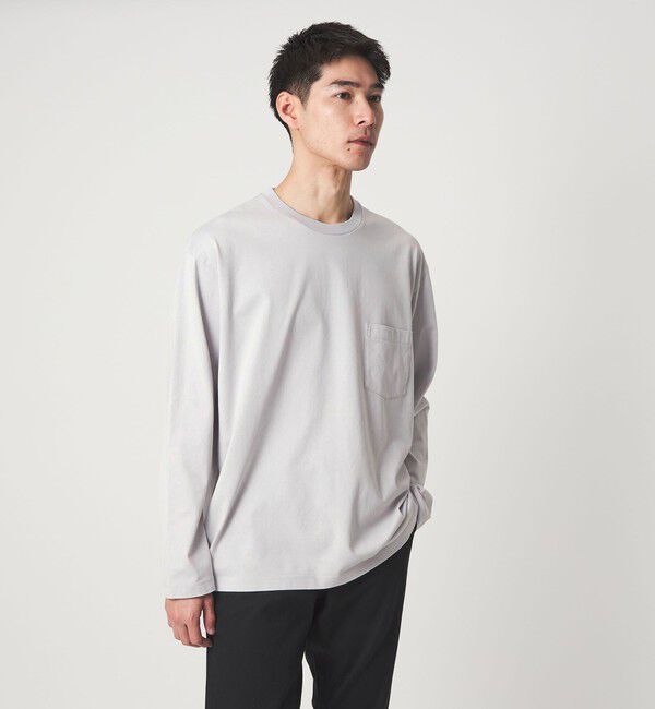 UNITED ARROWS green label relaxing「ヴィンテージライク ロングスリーブ Tシャツ」|Tシャツ・カットソー|LT.GRAY