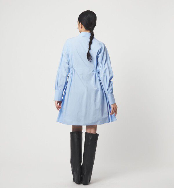 EMMEL REFINES「＜EMMEL REFINES＞EM ドロストシャツ チュニック ワンピース」|ワンピース|