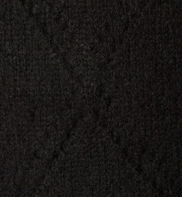 MONKEY TIME「モヘヤミックス ダイヤパターン クルーネック ニット」|ニット・セーター|