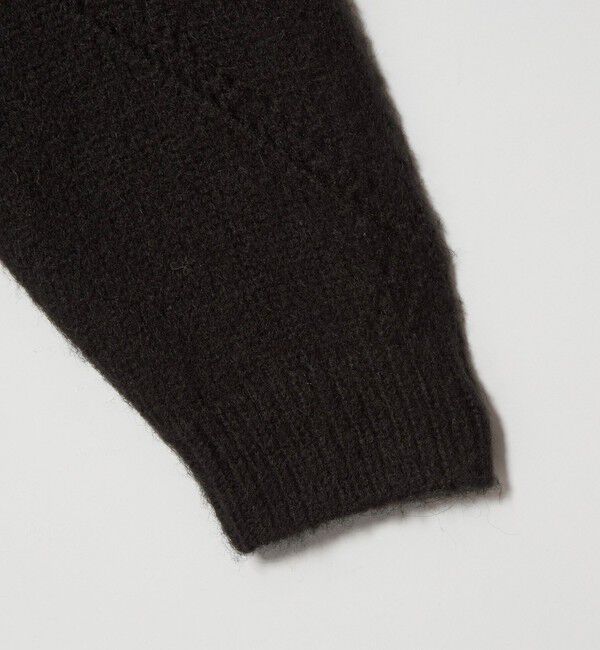 MONKEY TIME「モヘヤミックス ダイヤパターン クルーネック ニット」|ニット・セーター|