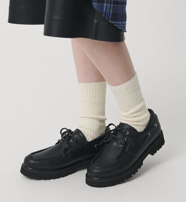 BEAUTY&YOUTH UNITED ARROWS「3WAY デッキシューズ ブラック」|デッキシューズ|