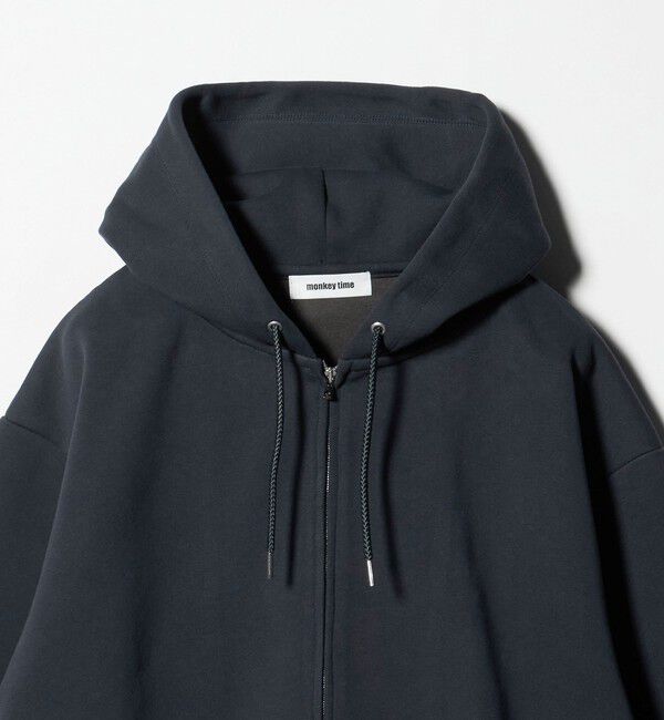 MONKEY TIME「ボンディング フルジップ フーディー」|カーディガン|
