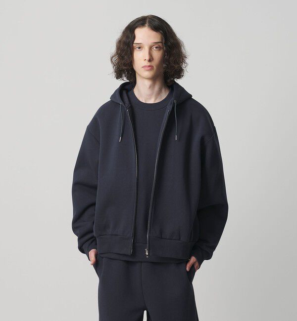 MONKEY TIME「ボンディング フルジップ フーディー」|カーディガン|