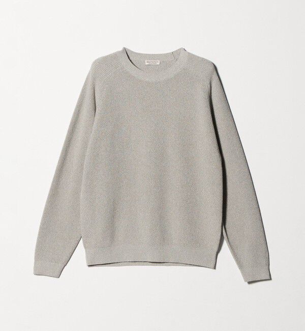 BEAUTY&YOUTH UNITED ARROWS「ブークレ ミックス 12ゲージ アゼ クルーネック ニット ウォッシャブル」|ニット・セーター|