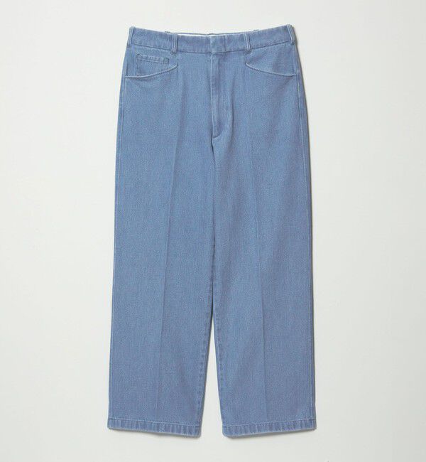 STEVEN ALAN「＜Steven Alan＞ デニム Lポケット スラックス」|デニム|LT.BLUE