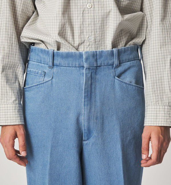 STEVEN ALAN「＜Steven Alan＞ デニム Lポケット スラックス」|デニム|