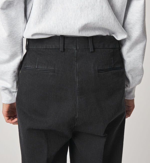 STEVEN ALAN「＜Steven Alan＞ ヘリンボーン イン ツープリーツ ドレス トラウザーズII」|スラックス|