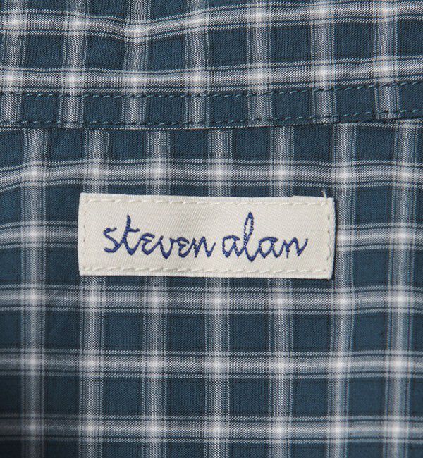 STEVEN ALAN「＜Steven Alan＞ ヘイズ チェック レギュラーカラー シャツ LOOSE」|シャツ・ブラウス|