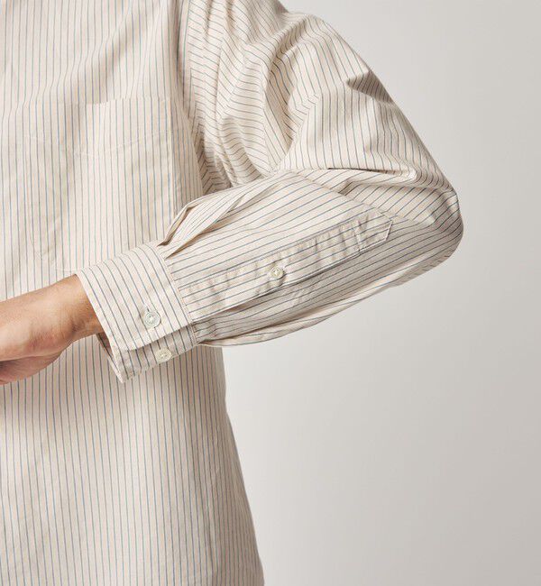 STEVEN ALAN「＜Steven Alan＞ ヘイズ ストライプ レギュラーカラー シャツ NARROW」|シャツ・ブラウス|