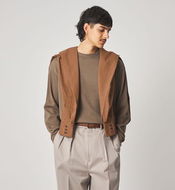 STEVEN ALAN「＜Steven Alan＞ ラダー サーマル クルーネック カットソー NARROW」|Tシャツ・カットソー|