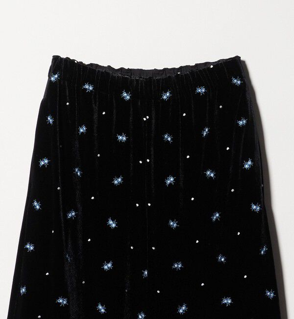 BEAUTY&YOUTH UNITED ARROWS「エンブロイダリー ベロアイージーパンツ ウォッシャブル」|その他|