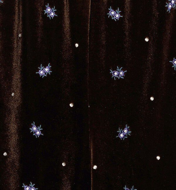 BEAUTY&YOUTH UNITED ARROWS「エンブロイダリー ベロアイージーパンツ ウォッシャブル」|その他|