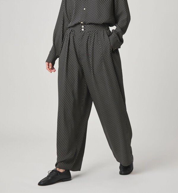 STEVEN ALAN「＜Steven Alan＞ドット プリント ワイドパンツ」|その他|