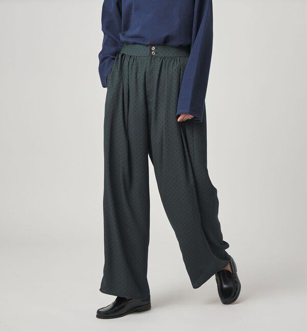 STEVEN ALAN「＜Steven Alan＞ドット プリント ワイドパンツ」|その他|