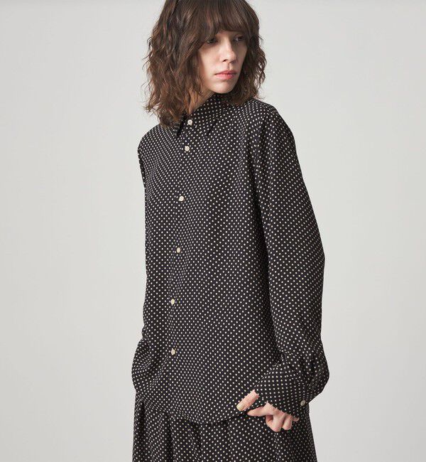 STEVEN ALAN「＜Steven Alan＞ドット プリント シャツ」|シャツ・ブラウス|