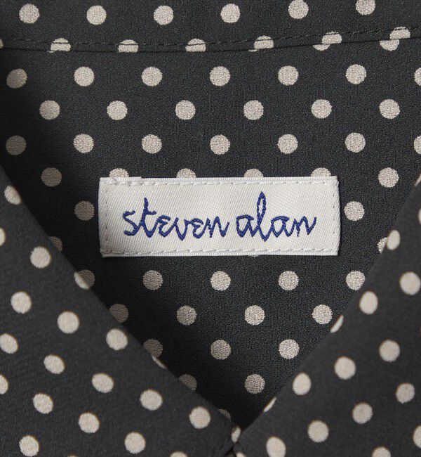STEVEN ALAN「＜Steven Alan＞ドット プリント シャツ」|シャツ・ブラウス|