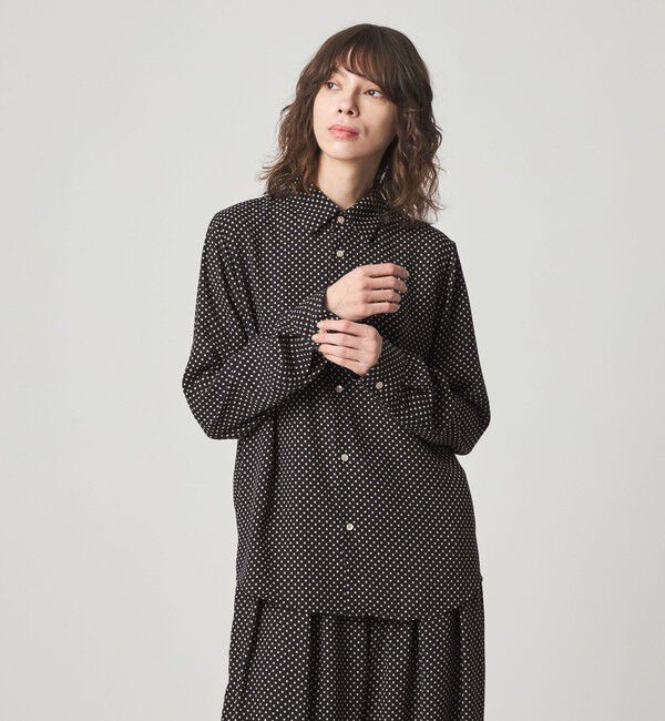 STEVEN ALAN「＜Steven Alan＞ドット プリント シャツ」|シャツ・ブラウス|