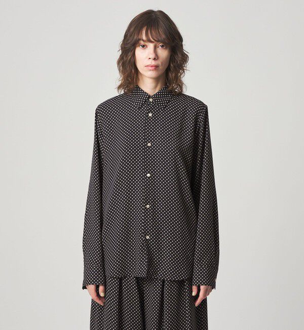 STEVEN ALAN「＜Steven Alan＞ドット プリント シャツ」|シャツ・ブラウス|