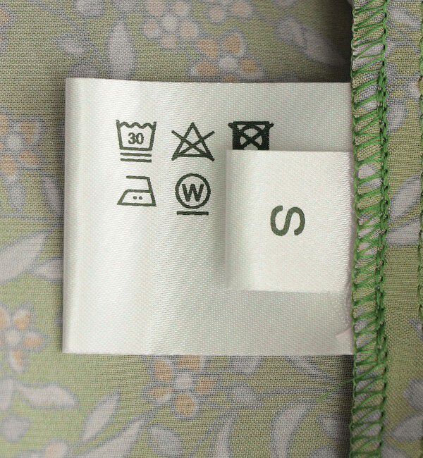 SHIPS for women「【SHIPS別注】A PUPIL:〈洗濯機可能〉ギャザー  スリーブ プリント ワンピース」|ワンピース|