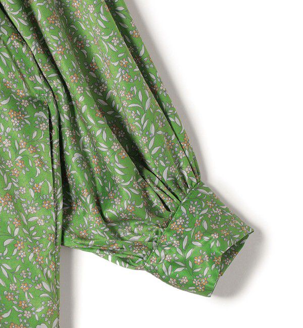 SHIPS for women「【SHIPS別注】A PUPIL:〈洗濯機可能〉ギャザー  スリーブ プリント ワンピース」|ワンピース|