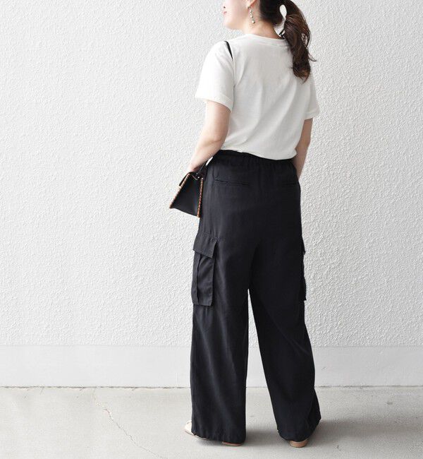 SHIPS for women「【WEB限定】 SHIPS ラウンド プリント ロゴ TEE」|Tシャツ・カットソー|