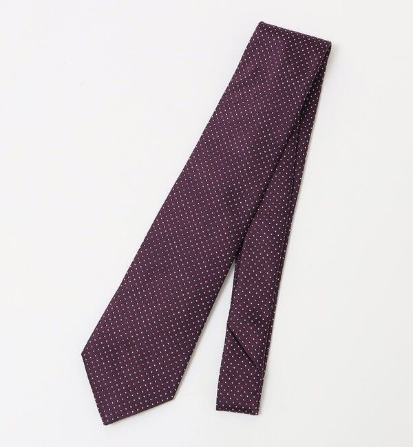 SHIPS「SHIPS: フォサッティ サテン ピンドット ネクタイ」|ネクタイ・蝶ネクタイ|