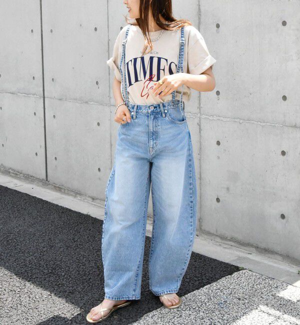 SHIPS any「bon_meur:〈洗濯機可能〉コクーン シルエット デニム パンツ」|デニム|