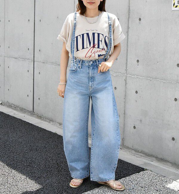 SHIPS any「bon_meur:〈洗濯機可能〉コクーン シルエット デニム パンツ」|デニム|