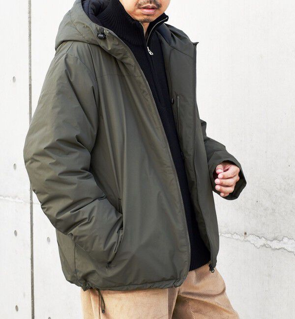 SHIPS any「SHIPS any: 〈撥水・防風等〉多機能 フード ダウン ブルゾン◇」|ダウン|