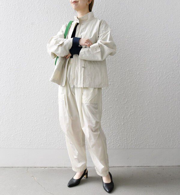 SHIPS any「SHIPS any:〈洗濯機可能〉エンボス ナイロン ワーク パンツ」|その他|