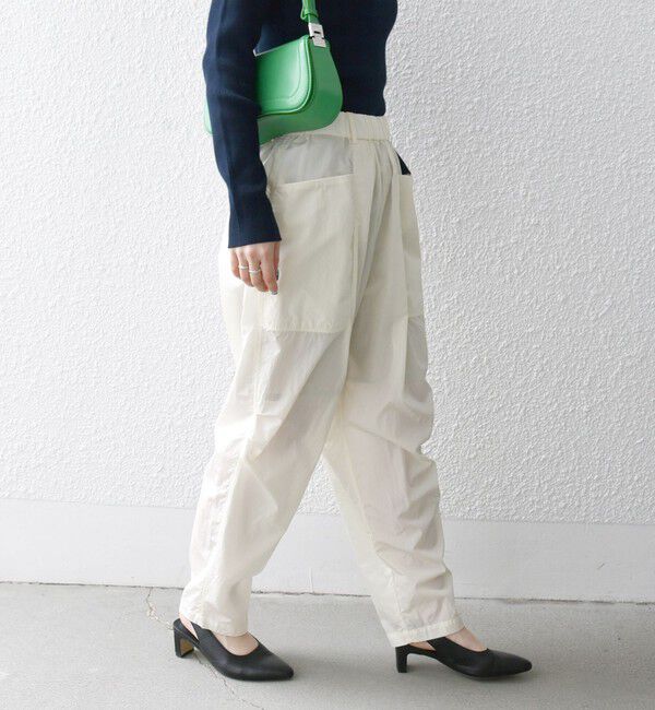 SHIPS any「SHIPS any:〈洗濯機可能〉エンボス ナイロン ワーク パンツ」|その他|