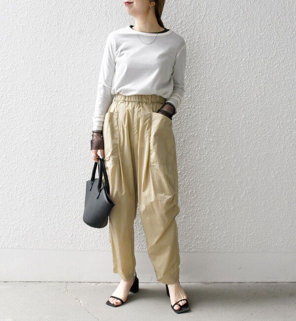 SHIPS any「SHIPS any:〈洗濯機可能〉エンボス ナイロン ワーク パンツ」|その他|