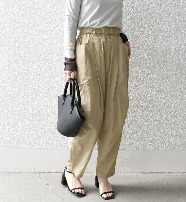 SHIPS any「SHIPS any:〈洗濯機可能〉エンボス ナイロン ワーク パンツ」|その他|