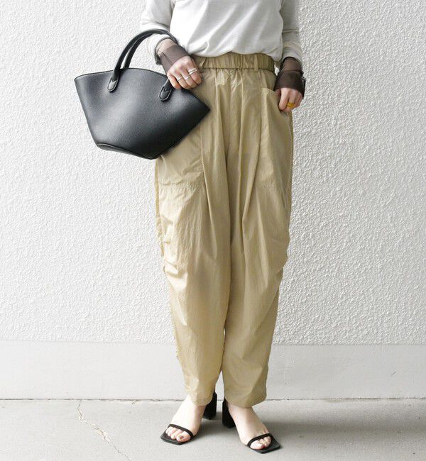 SHIPS any「SHIPS any:〈洗濯機可能〉エンボス ナイロン ワーク パンツ」|その他|