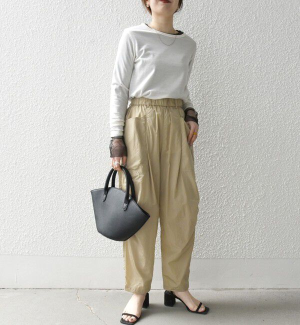 SHIPS any「SHIPS any:〈洗濯機可能〉エンボス ナイロン ワーク パンツ」|その他|