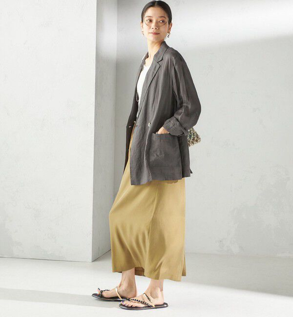 SHIPS for women「〈手洗い可能〉ラミー シアー ジャケット」|テーラードジャケット|